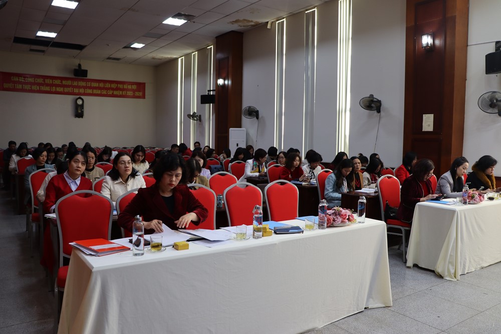 Thông báo về việc tổ chức Hội nghị cán bộ Hội LHPN Hà Nội năm 2024