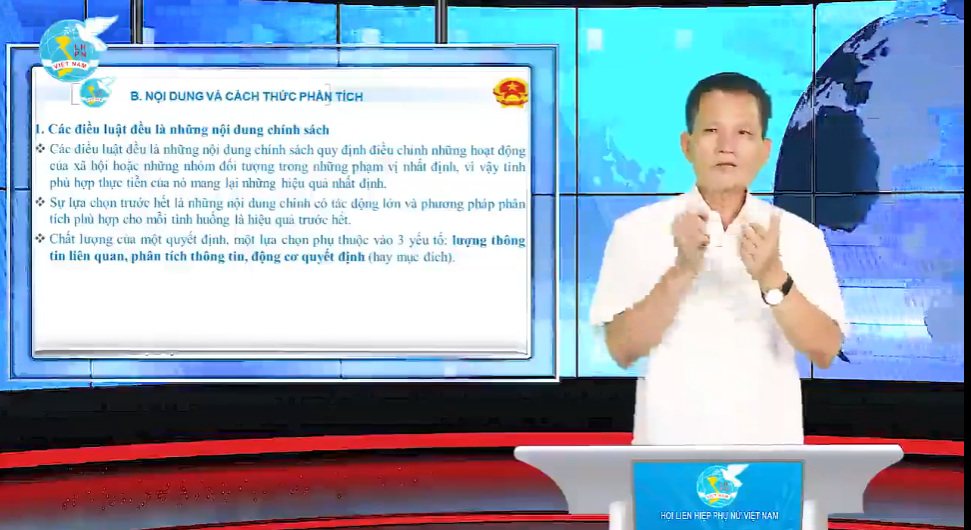 Kỹ năng phân tích hiệu quả kinh tế của chính sách trong dự án Luật và quyết định vấn đề quan trọng